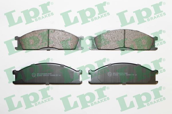 Комплект тормозных колодок, дисковый тормоз - 05P379 LPR
