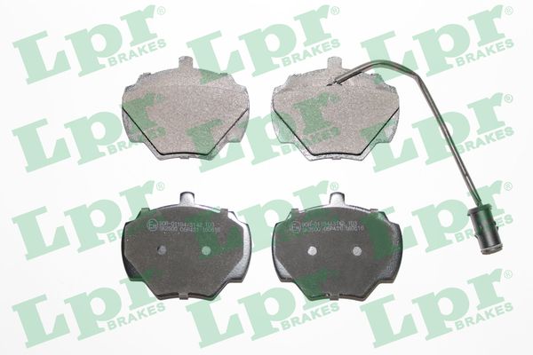 Brake Pad Set, disc brake - 05P431 LPR