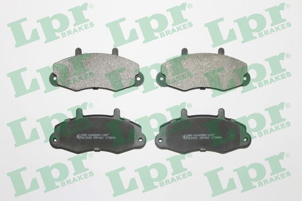 Комплект тормозных колодок, дисковый тормоз - 05P481 LPR
