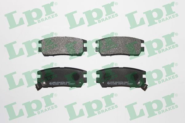 Kit pastiglie freno, Freno a disco - 05P518 LPR