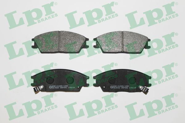 Kit pastiglie freno, Freno a disco - 05P542 LPR
