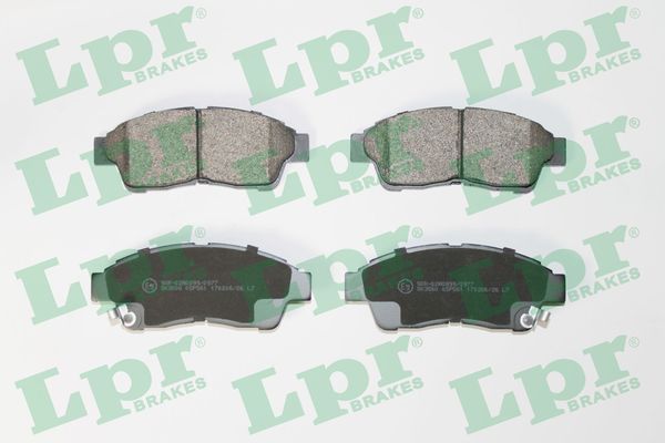 Комплект тормозных колодок, дисковый тормоз - 05P561 LPR