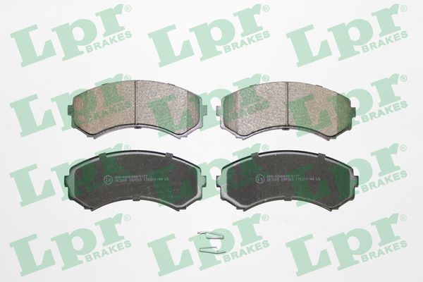 Комплект тормозных колодок, дисковый тормоз - 05P569 LPR