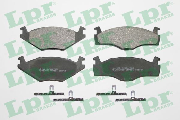 Комплект тормозных колодок, дисковый тормоз - 05P591 LPR