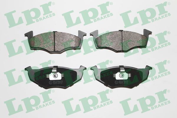 Комплект тормозных колодок, дисковый тормоз - 05P627 LPR