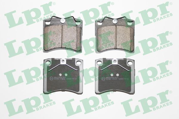 Комплект тормозных колодок, дисковый тормоз - 05P631 LPR
