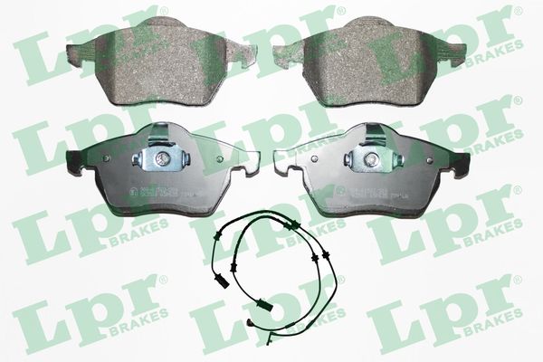 Комплект тормозных колодок, дисковый тормоз - 05P635A LPR