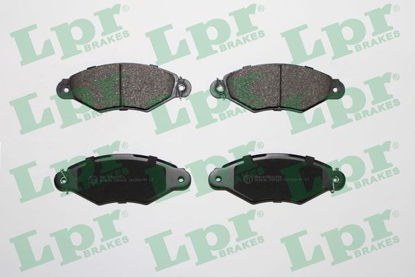 Комплект тормозных колодок, дисковый тормоз - 05P662 LPR