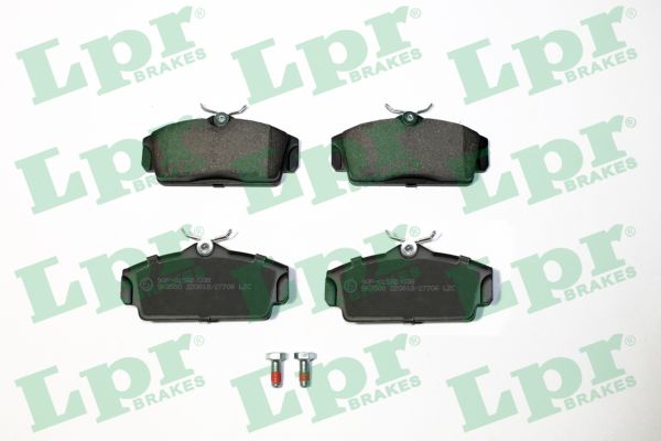 Комплект тормозных колодок, дисковый тормоз - 05P706 LPR