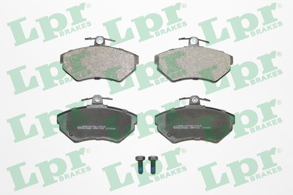 Комплект тормозных колодок, дисковый тормоз - 05P718 LPR