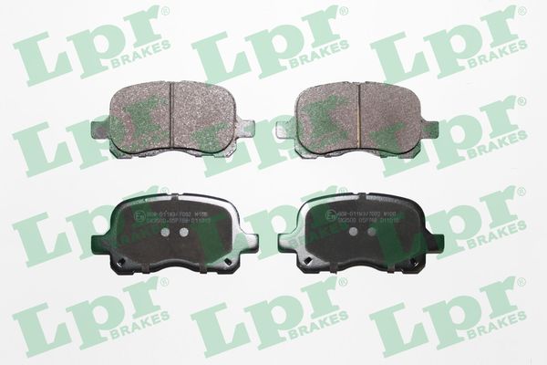Brake Pad Set, disc brake - 05P768 LPR
