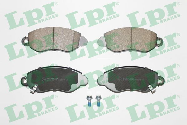 Комплект тормозных колодок, дисковый тормоз - 05P775 LPR