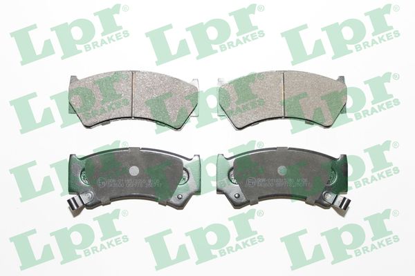 Комплект тормозных колодок, дисковый тормоз - 05P778 LPR