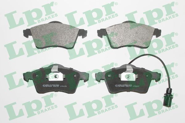 Kit pastiglie freno, Freno a disco - 05P787 LPR