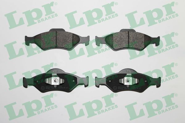 Комплект тормозных колодок, дисковый тормоз - 05P795 LPR