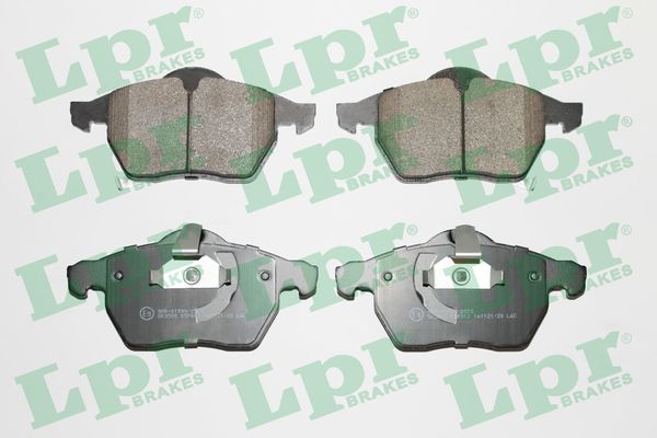 Комплект тормозных колодок, дисковый тормоз - 05P812 LPR