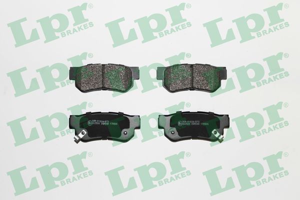 Комплект тормозных колодок, дисковый тормоз - 05P848 LPR