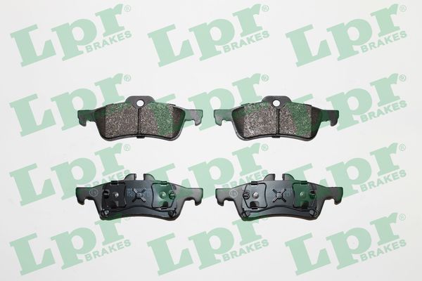 Комплект тормозных колодок, дисковый тормоз - 05P861 LPR