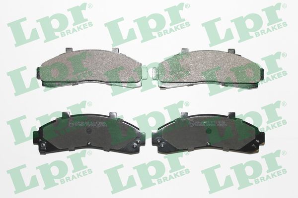 Комплект тормозных колодок, дисковый тормоз - 05P989 LPR