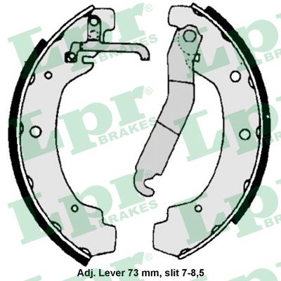 Kit ganasce freno - 06740 LPR