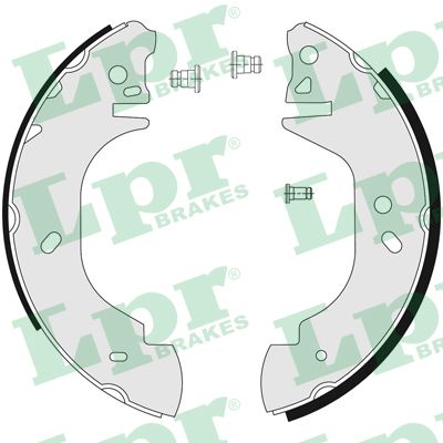 Brake Shoe Set - 06760 LPR