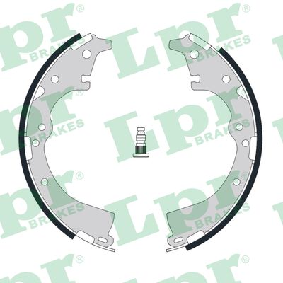 Bremsbackensatz - 06970 LPR