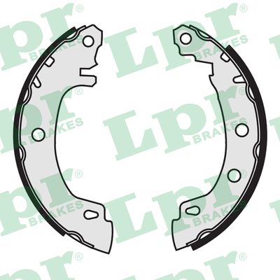 Brake Shoe Set - 07170 LPR