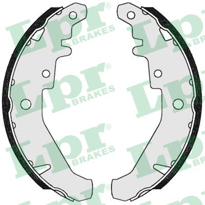 Brake Shoe Set - 07310 LPR