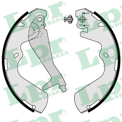 Brake Shoe Set - 08240 LPR