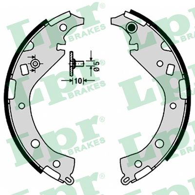 Kit ganasce freno - 09170 LPR