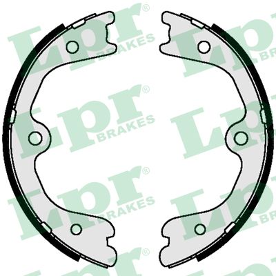 Brake Shoe Set, parking brake - 09490 LPR