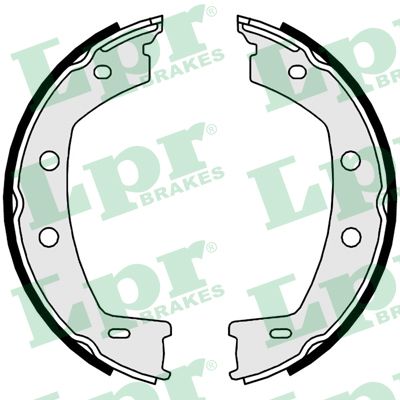 Brake Shoe Set, parking brake - 09950 LPR