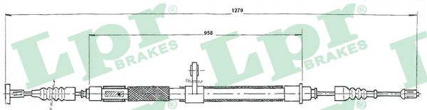 Cavo comando, Freno stazionamento - C0020B LPR
