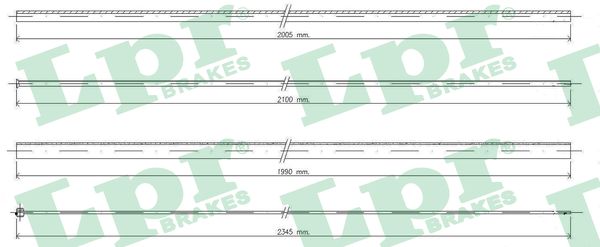 akceleratoriaus trosas - C0036A LPR