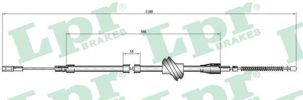 Cable, parking brake - C0045B LPR