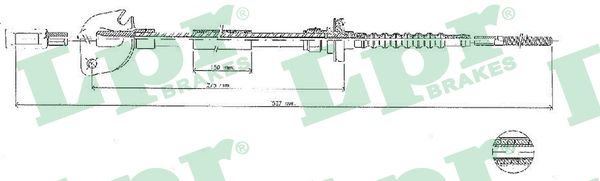 Cavo comando, Comando frizione - C0049C LPR