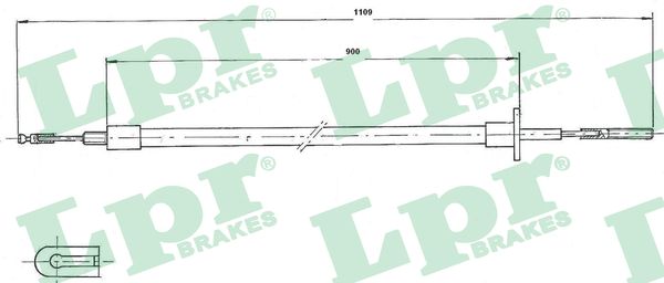 Cavo comando, Comando frizione - C0051C LPR