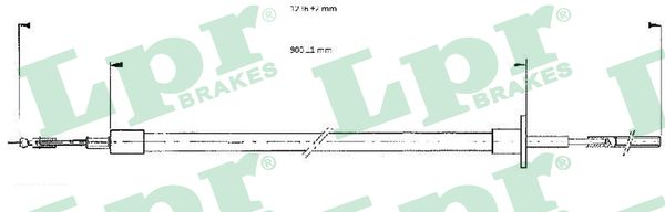Cavo comando, Comando frizione - C0052C LPR