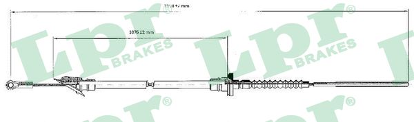 Clutch Cable - C0062C LPR