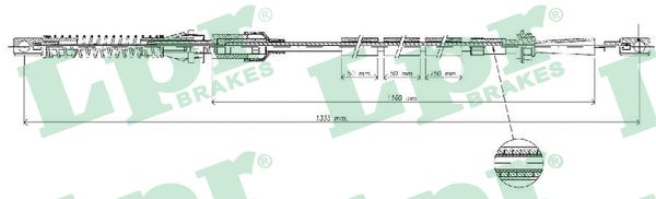 Cavo acceleratore - C0073A LPR