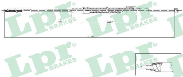 Cavo comando, Freno stazionamento - C0079B LPR