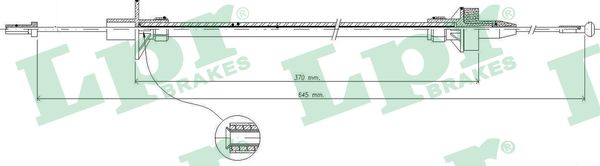Cavo comando, Comando frizione - C0086C LPR