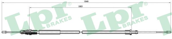 trosas, stovėjimo stabdys - C0099B LPR