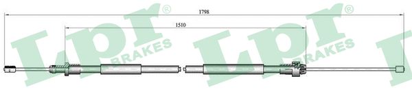 Cavo comando, Freno stazionamento - C0104B LPR