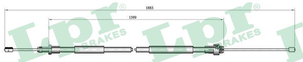 Cable, parking brake - C0105B LPR
