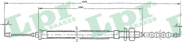 Cable, parking brake - C0111B LPR
