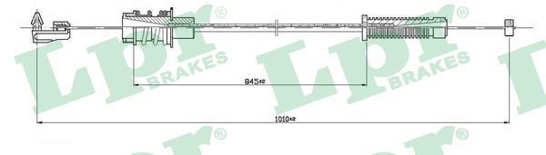 Accelerator Cable - C0145A LPR