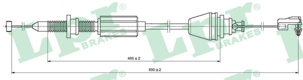 Cavo acceleratore - C0147A LPR