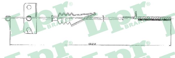 Cavo comando, Freno stazionamento - C0190B LPR