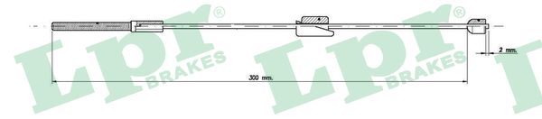 Cavo comando, Freno stazionamento - C0248B LPR